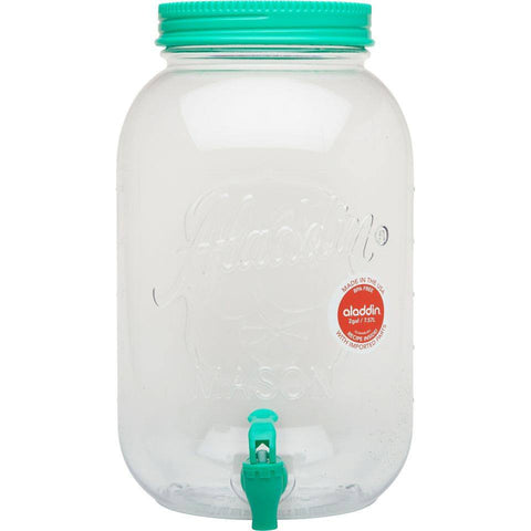 Aladdin Glass Mason Beverage Dispenser 128oz (3.8 Litres)
