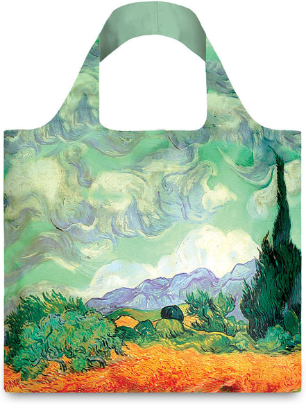 A Wheat Field with Cypresses