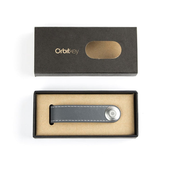 Grey with White Stitching