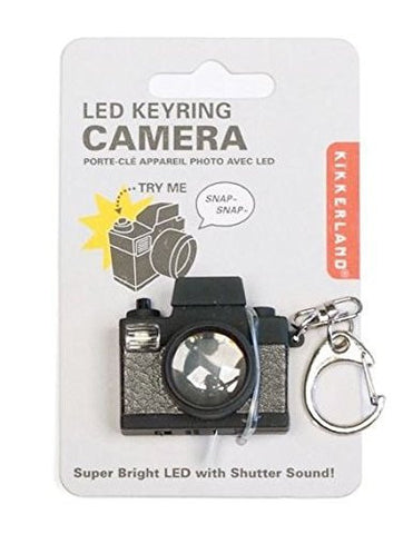 Kikkerland Camera Led Keychain CDU