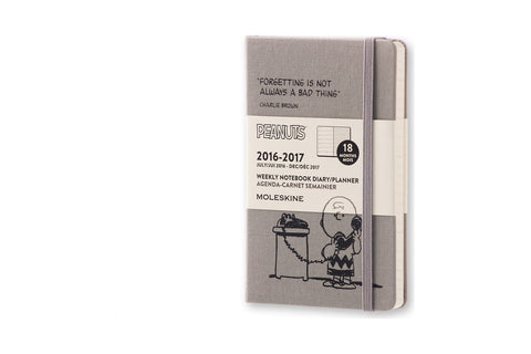 Moleskine Peanuts 18 Months Weekly Planner Pocket, Large