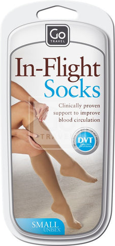 Go Travel Flight Socks Nude