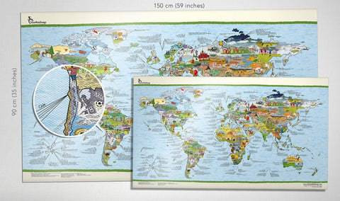 Awesome Maps Football Map (Matte)