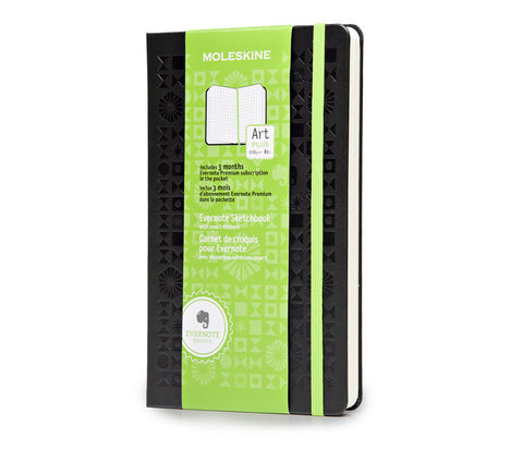 Moleskine Evernote Sketchbook with Smart Stickers - Large