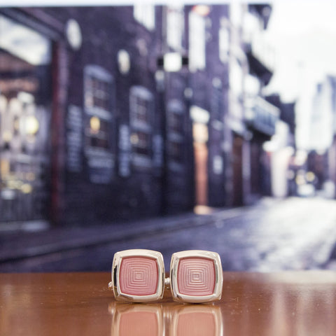 KingCuffs Enameled Square Cufflink