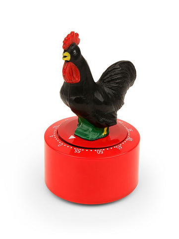 Kikkerland Rooster Talking Kitchen Timer