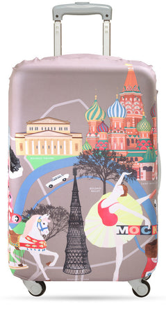 LOQI Luggage Cover URBAN Collection by Melissa Mackie