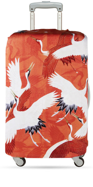 Woman's Haori with White and Red Cranes 