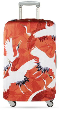 Woman's Haori with White and Red Cranes 