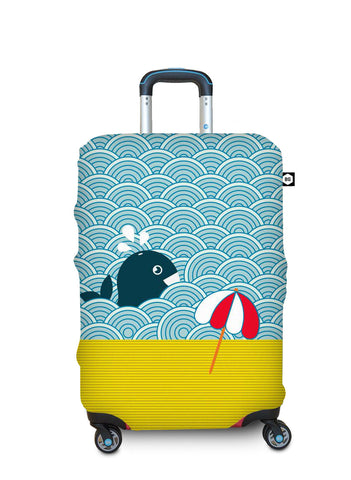 Benga Luggage Cover Light Whale