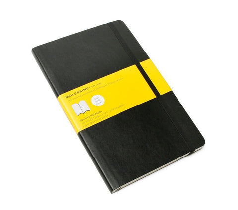 Moleskine Classic Squared Notebook - Black