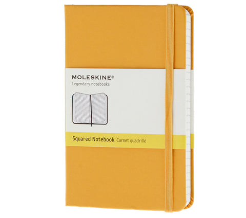 Moleskine Coloured Squared Notebook - Pocket - Hard Cover