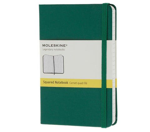 Moleskine Coloured Squared Notebook - Pocket - Hard Cover
