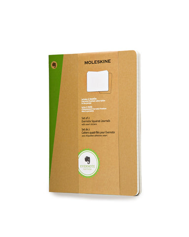Moleskine Evernote Journals with Smart Stickers - Set of 2