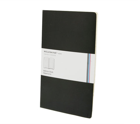 Moleskine Volant Address Book - Ruled - Black