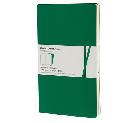 Moleskine Volant Notebook - Plain - Large - Set of 2