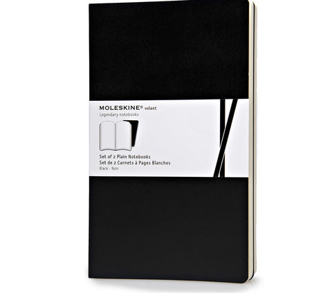 Moleskine Volant Notebook - Plain - Large - Set of 2