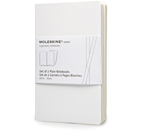 Moleskine Volant Notebook - Plain - Pocket - Set of 2