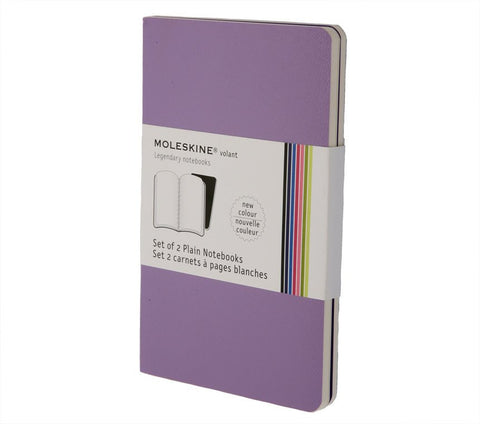 Moleskine Volant Notebook - Plain - Pocket - Set of 2