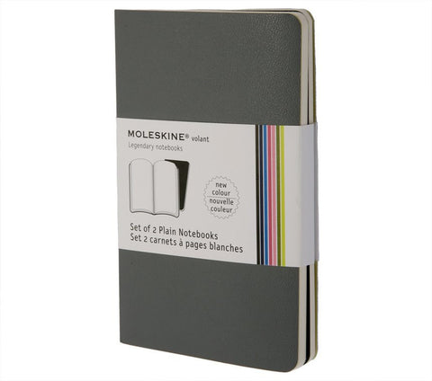 Moleskine Volant Notebook - Plain - Pocket - Set of 2