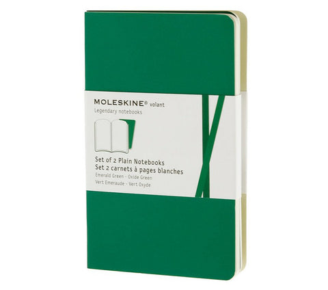 Moleskine Volant Notebook - Plain - Pocket - Set of 2