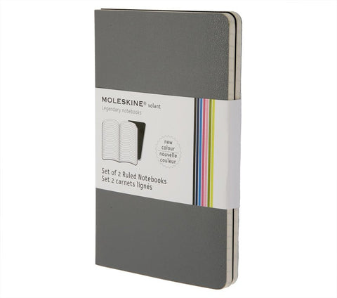 Moleskine Volant Notebook - Ruled - Large - Set of 2