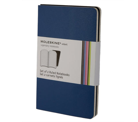 Moleskine Volant Notebook - Ruled - Pocket - Set of 2