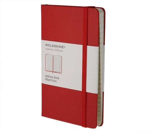 Moleskine Classic Ruled Notebook - Address Book - Hard Cover