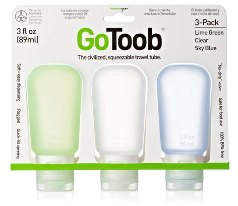 Humangear GoToob 89mL (pack of 3)