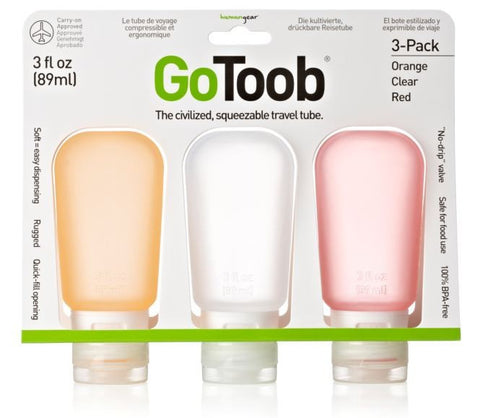 Humangear GoToob 89mL (pack of 3)