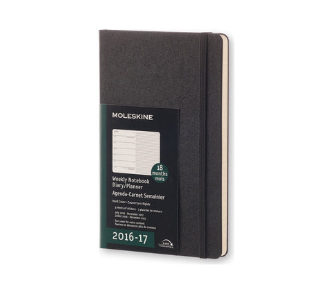 Moleskine 18 Months Weekly Planner (2016 - 2017) - Hard Cover