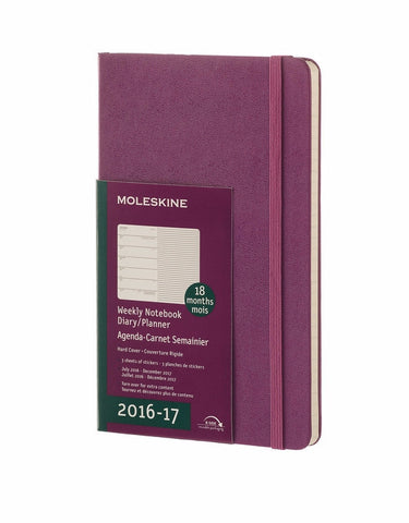 Moleskine 18 Months Weekly Planner (2016 - 2017) - Hard Cover