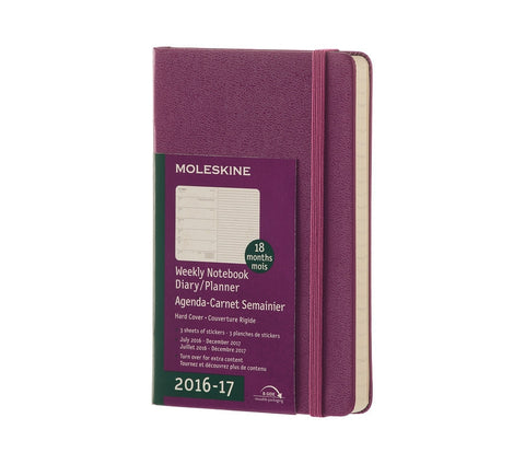 Moleskine 18 Months Weekly Planner (2016 - 2017) - Hard Cover