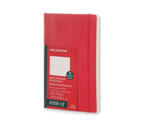 Moleskine 18 Months Weekly Planner (2016 - 2017) - Soft Cover