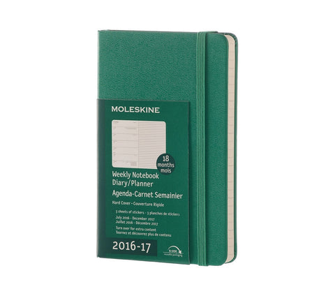 Moleskine 18 Months Weekly Planner (2016 - 2017) - Hard Cover