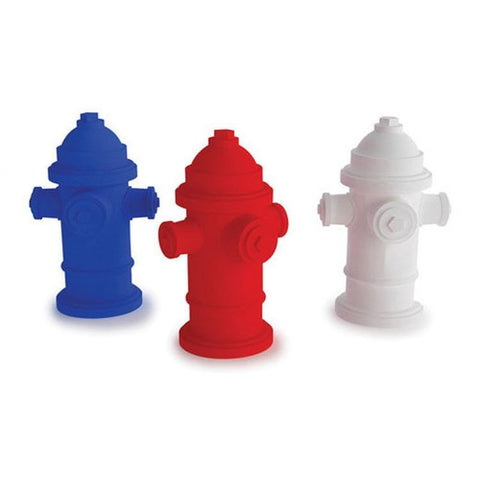 Kikkerland Fire Hydrant Erasers, Bag of 3