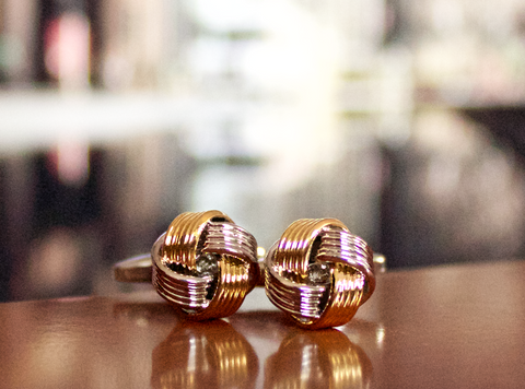 KingCuffs Stripe Knot Cufflink