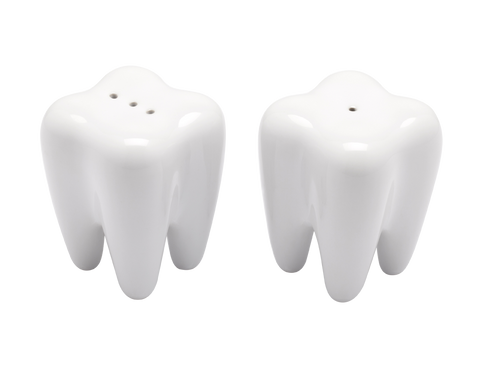Propaganda Tooth Salt And Pepper Shaker